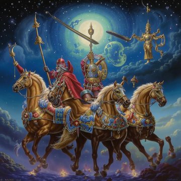 Искусство Таро: Колесница ПП, Баланс Интуиции и Системы, Значение Тройки Кубков