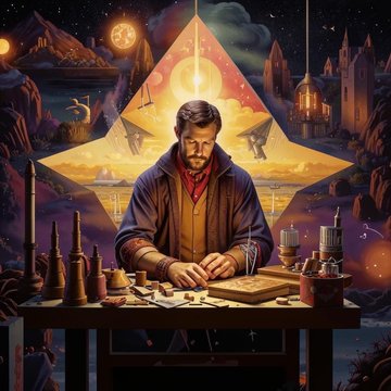 Исследование символики и значений: 8 Пентаклей Пп, без сюжетных младших арканов и Звезда перевернутая в Таро