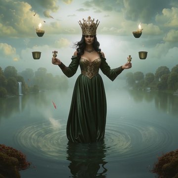 Тайны Таро: Семерка Кубков и Выбор, Королева Мечей и Водное Гадание