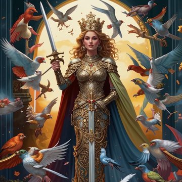 История Таро и Толкование Младших Арканов: Тайны Королевы Мечей