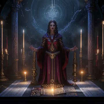 Раскрывая тайны Таро: Расклад "Тайна Жрицы", Телема и символизм Десятки Мечей