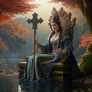 Императрица Таро: Любовь, Мудрость и Советы Двойки Жезлов