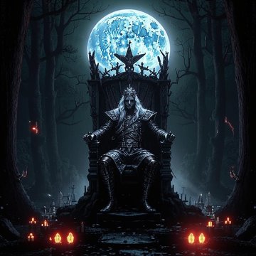 Король как авторитет в Таро: Луна перевернутая и пентакли материя